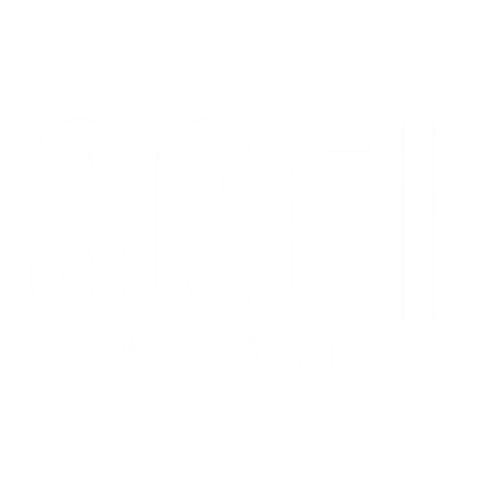 A black background with the words "SOFI AT 6311" in white.